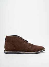 Bottines/boots fermeture lacets bout rond marron EL GANSO homme