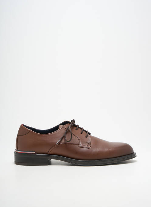 Derbies semelle amovible talon bas marron TOMMY HILFIGER homme