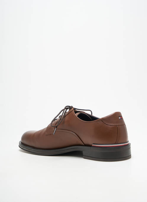 Derbies semelle amovible talon bas marron TOMMY HILFIGER homme