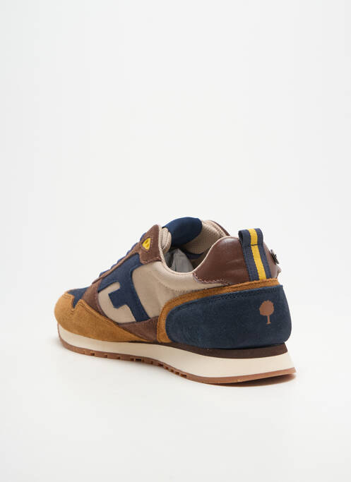 Baskets bout rond bout rond bleu FAGUO homme