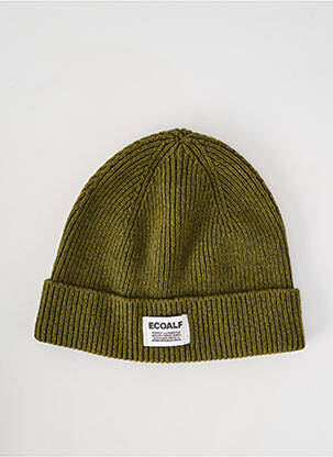 Bonnet maille fine vert ECOALF homme