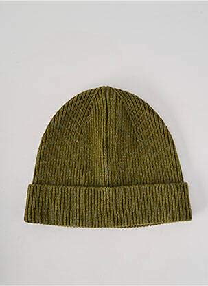 Bonnet maille fine vert ECOALF homme