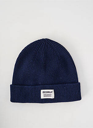 Bonnet broderie bleu ECOALF homme