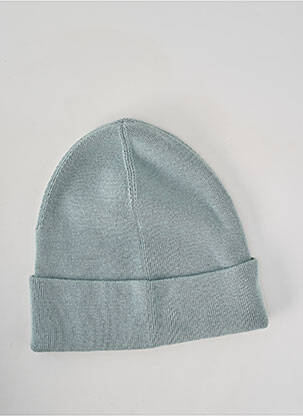 Bonnet maille fine bleu FRED PERRY homme