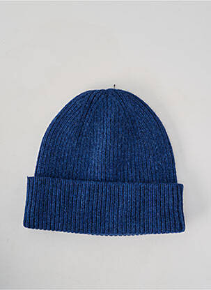 Bonnet maille fine bleu BASK IN THE SUN homme