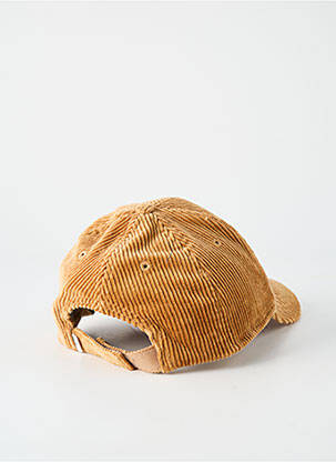 Casquette tissage velours marron KNOWLEDGE COTTON APPAREL unisexe
