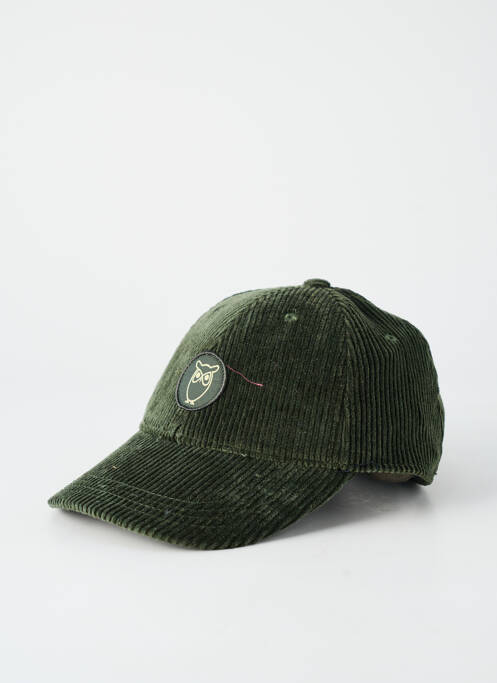 Casquette casquette norvégienne vert KNOWLEDGE COTTON APPAREL unisexe