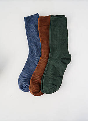 Chaussettes stretch bleu SELECTED homme