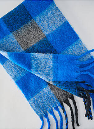 Echarpe imprimé carreaux bleu VERB TO DO femme