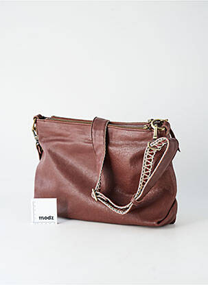Sac multipoches forme rectangulaire violet MILA LOUISE femme