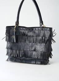 Sac multipoches forme rectangulaire noir BIBA femme