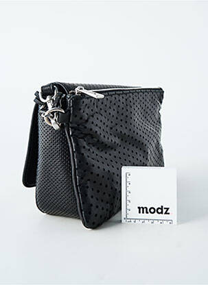 Sac doublure textile forme rectangulaire noir IKKS femme