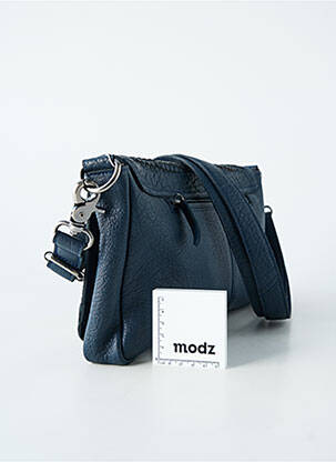 Sac doublure textile forme rectangulaire bleu LEA.TONI femme