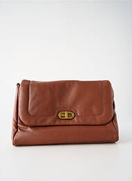 Sac multipoches forme rectangulaire marron NAT & NIN femme