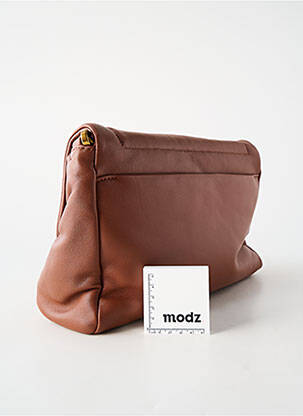 Sac doublure textile forme rectangulaire marron NAT & NIN femme