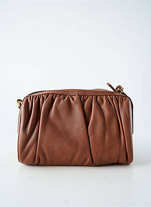 Sac doublure textile forme rectangulaire marron NAT & NIN femme