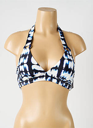 Haut de maillot de bain stretch haut triangles bleu AUBADE femme