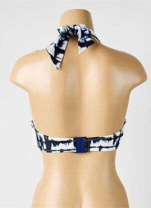 Haut de maillot de bain stretch haut triangles bleu AUBADE femme