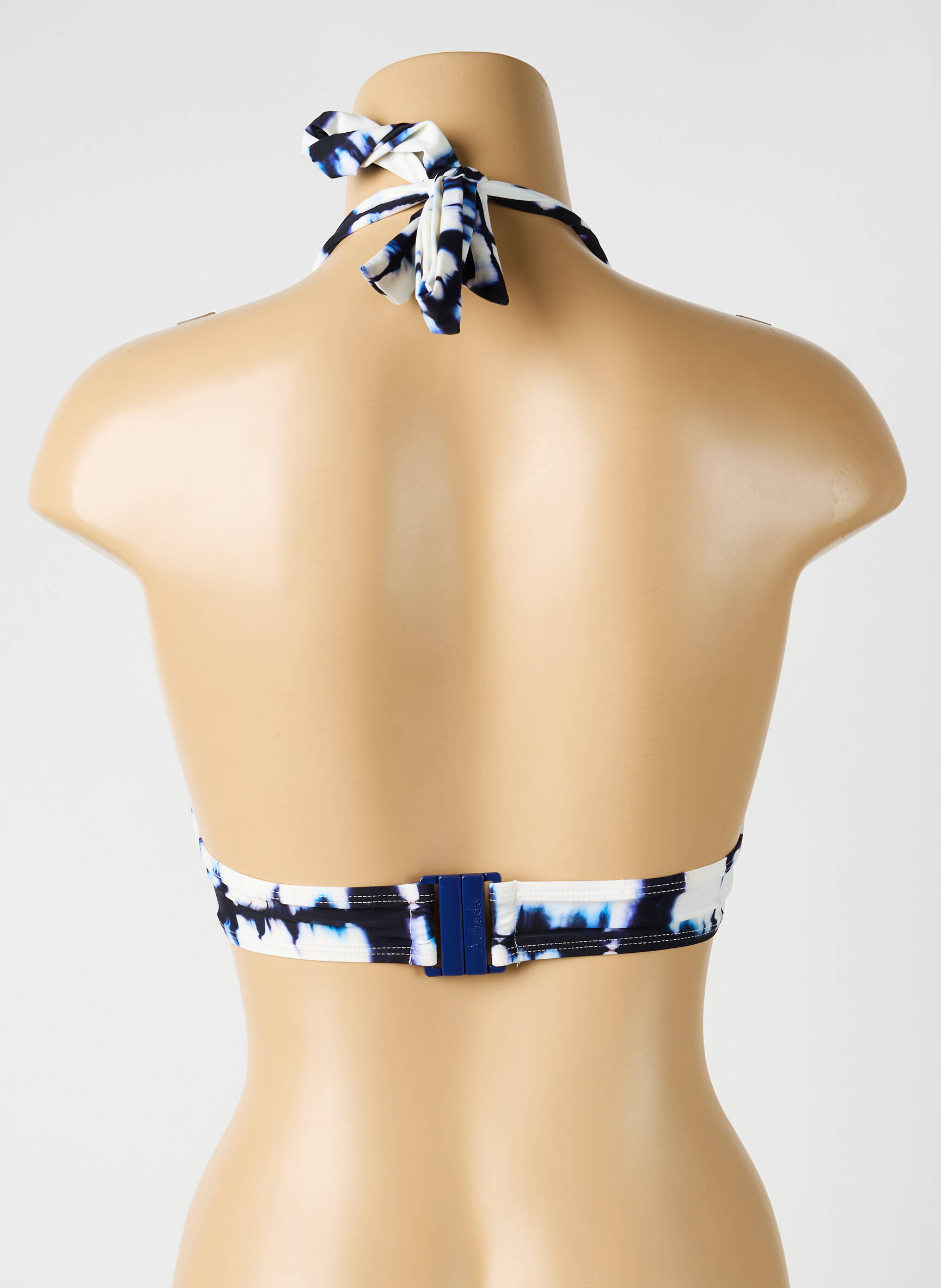 Haut de maillot de bain stretch haut soutien-gorge moulé bleu AUBADE femme