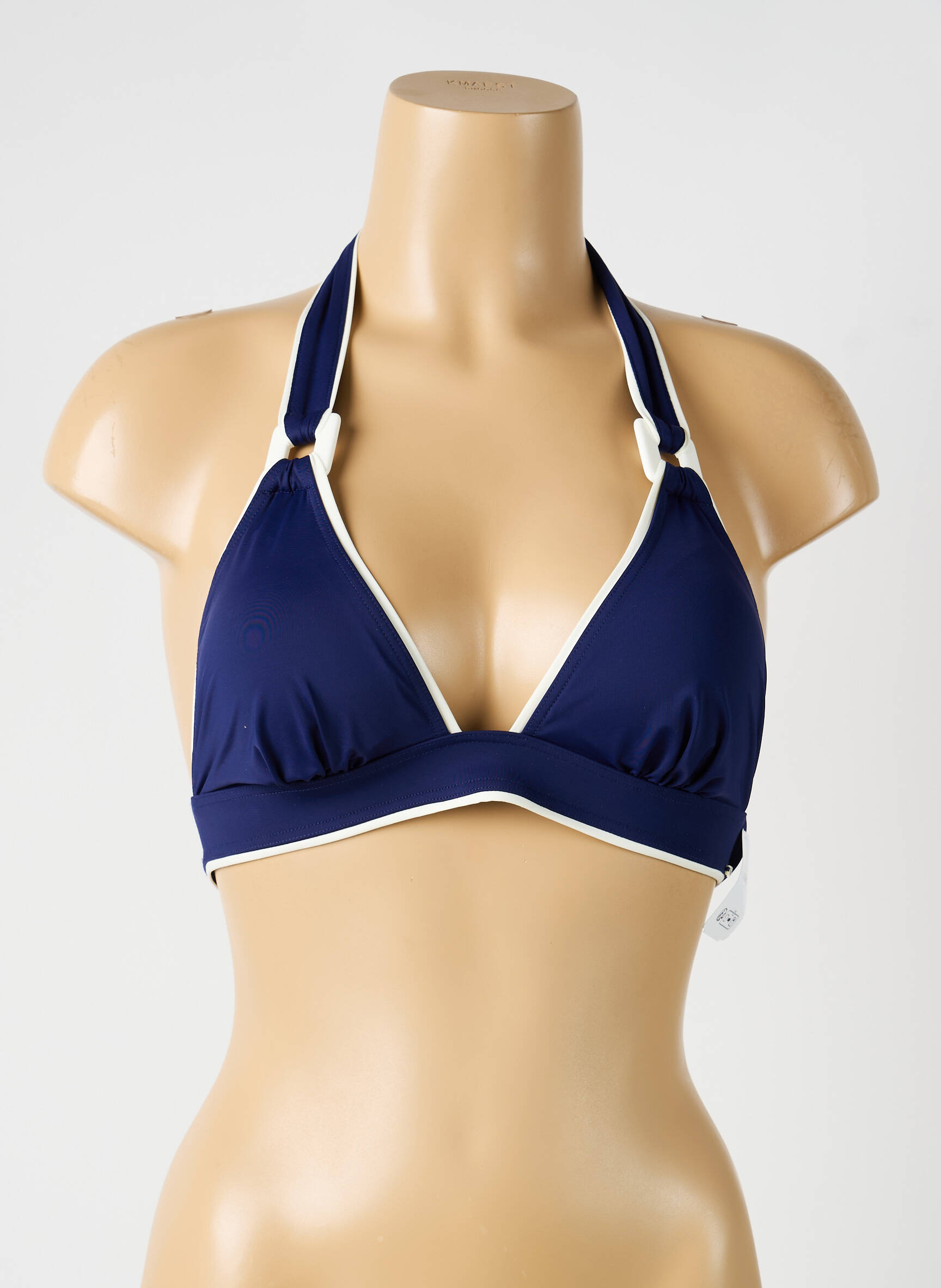 Haut de maillot de bain stretch haut triangles bleu AUBADE femme