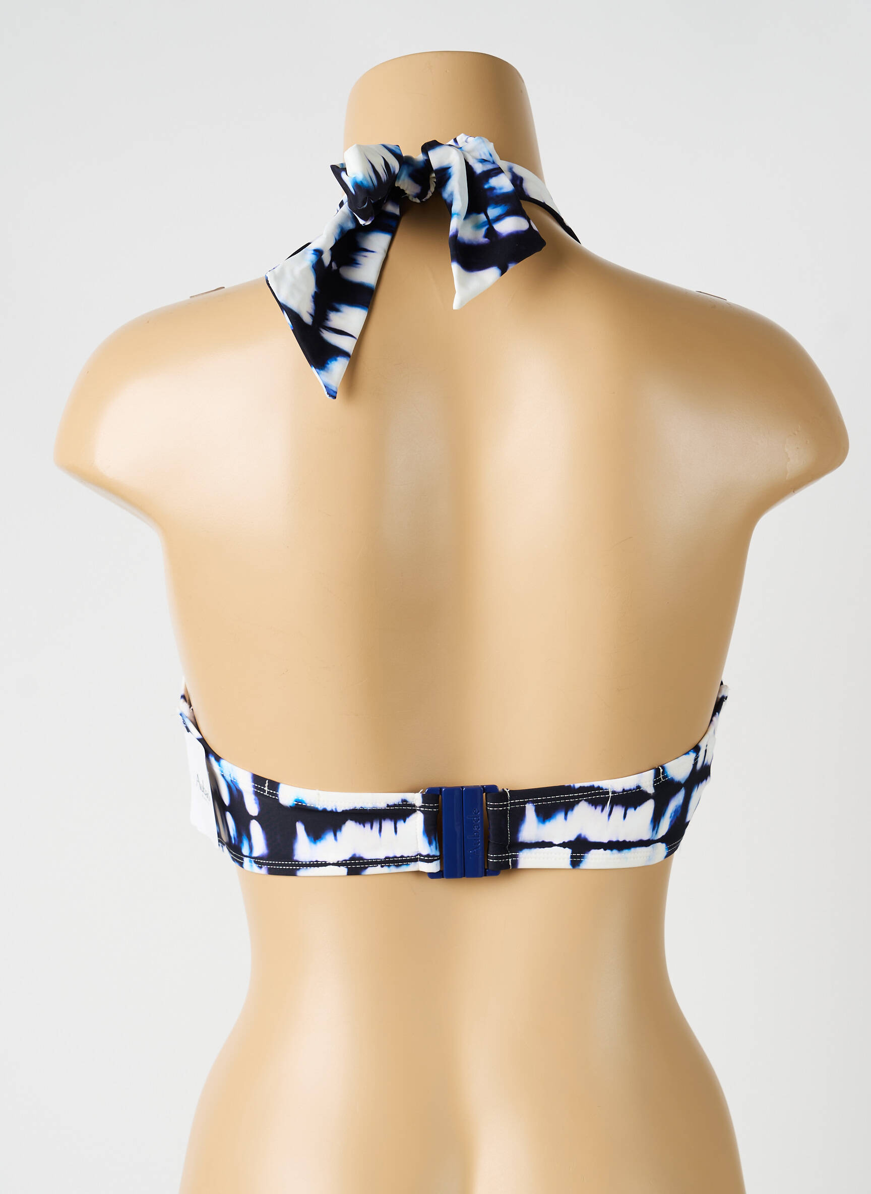 Haut de maillot de bain stretch haut triangles bleu AUBADE femme