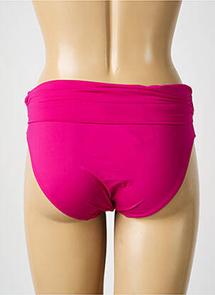 Bas de maillot de bain effet matière satinée culotte rose AUBADE femme
