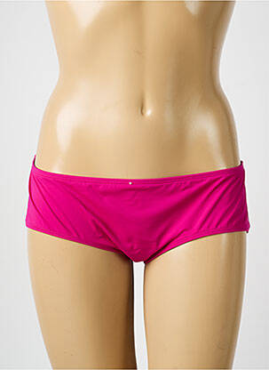 Bas de maillot de bain tissage satiné culotte rose AUBADE femme