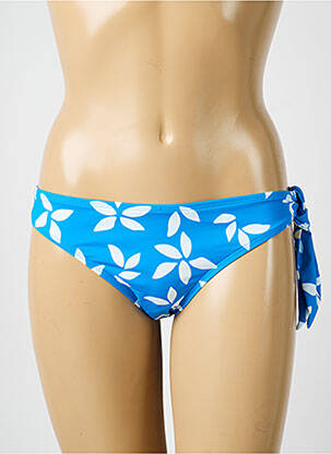 Bas de maillot de bain imprimé fantaisie culotte bleu AUBADE femme