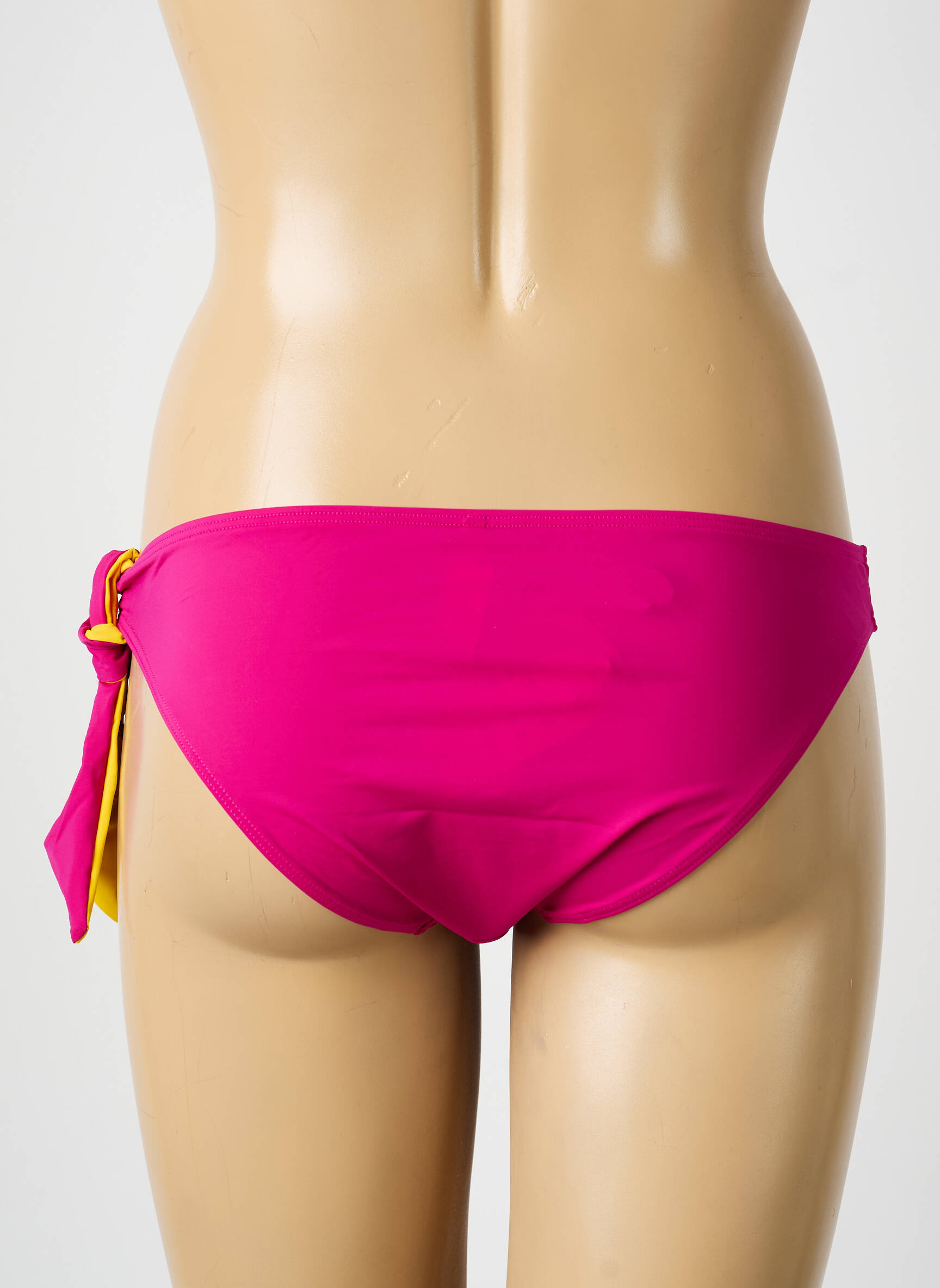 Bas de maillot de bain effet matière satinée culotte rose AUBADE femme