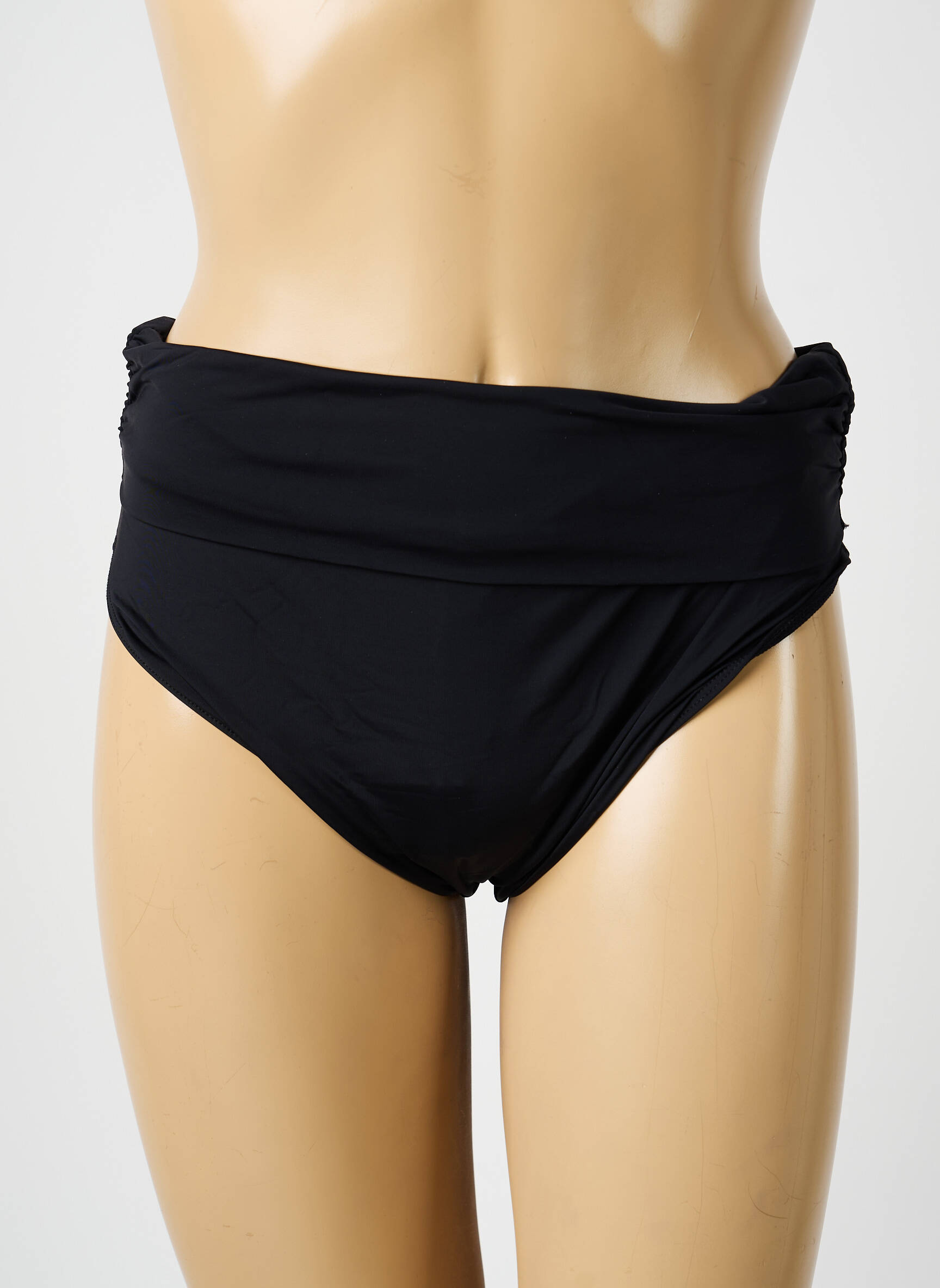 Bas de maillot de bain effet matière satinée culotte noir AUBADE femme