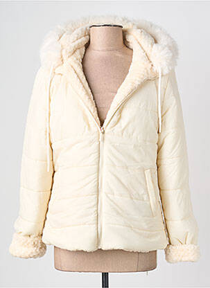 Doudoune poches a capuche beige ESPRIT DE LA MER femme