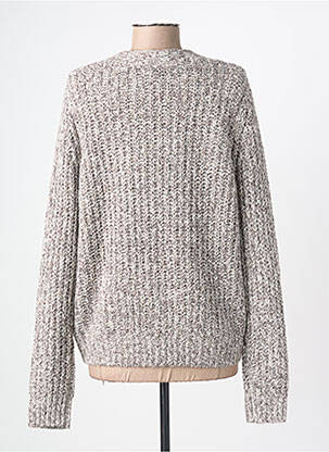 Gilet manches longues coupe cintrée gris fonce CECIL femme