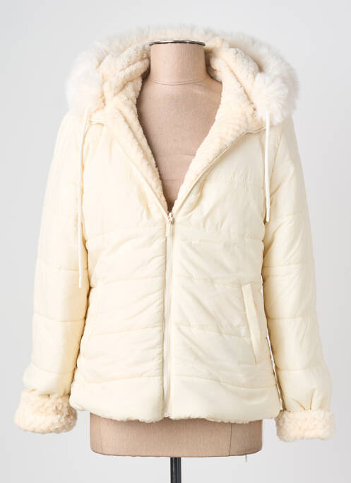 Doudoune poches a capuche beige ESPRIT DE LA MER femme