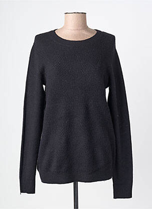 Pull stretch manches longues noir CECIL femme
