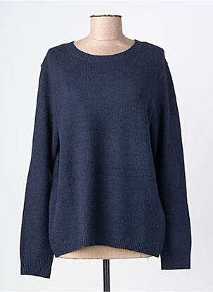 Pull stretch manches longues bleu CECIL femme