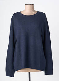Pull stretch manches longues bleu CECIL femme