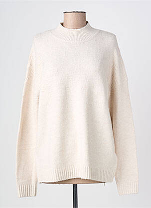 Pull stretch manches longues beige CECIL femme
