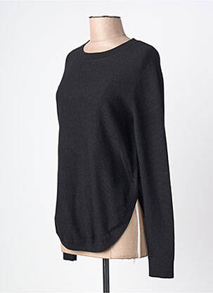 Pull coupe cintrée manches longues noir CECIL femme