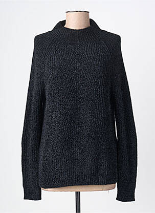 Pull stretch manches longues noir CECIL femme