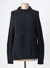 Pull stretch manches longues noir CECIL femme