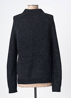 Pull stretch manches longues noir CECIL femme