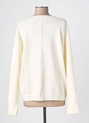 Pull col v manches longues beige ESPRIT DE LA MER femme