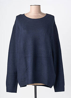 Pull stretch manches longues bleu CECIL femme