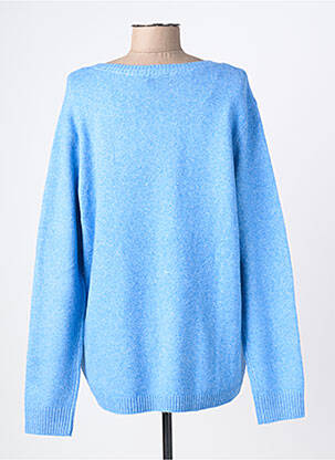 Pull tissage chiné manches longues bleu CECIL femme