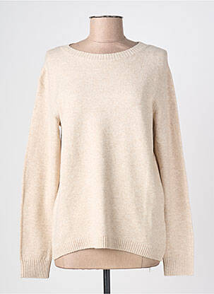 Pull tissage chiné manches longues beige CECIL femme