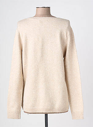 Pull tissage chiné manches longues beige CECIL femme