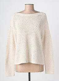 Pull coupe cintrée manches longues beige BETTY BARCLAY femme