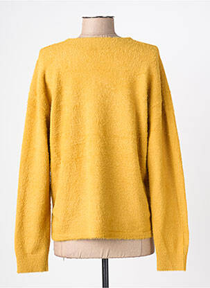 Pull coupe droite manches longues jaune BETTY BARCLAY femme