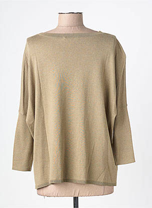 Pull coupe droite manches longues vert BETTY BARCLAY femme
