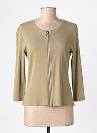 Veste casual col rond vert BETTY BARCLAY femme